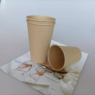 Opcjonalne specyfikacje Hot Drink Flexo Printing Biodegradowalne kubki papierowe Kraft