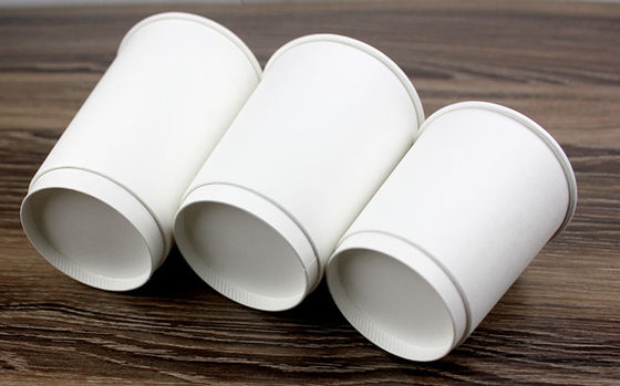 Puste jednorazowe papierowe kubki na wynos Niestandardowe drukowane papierowe kubki do kawy