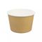 Jednorazowe miski na zupę z białego papieru kraft Drink PE powlekane, nadające się do recyklingu, biodegradowalne miski papierowe