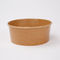Kraft Paper Bowls Przyjazne dla środowiska brązowe na wynos 280gsm Jednorazowe miski na zupę papierową
