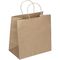 Biodegradowalne torby papierowe do pakowania żywności Kraft ze skręconym uchwytem