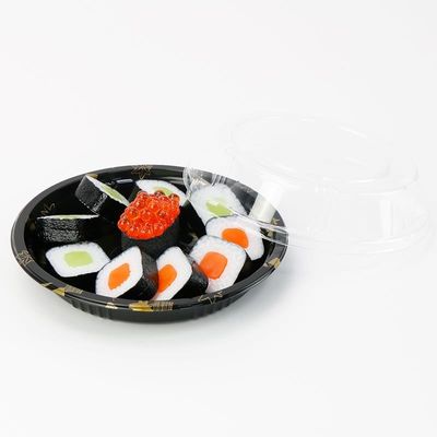 Pokrywka Jednorazowy plastikowy pojemnik na żywność Pp Plate Tray Sushi Box
