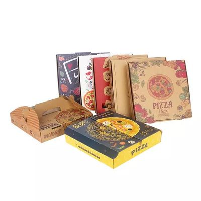 Custom Pizza Corrugated Paper Box 12in With Logo