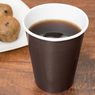 Biały papierowy kubek do kawy kubki do espresso gorący/zimny napój Drinki zimny napój czarny 26 oz nadające się do recyklingu jednorazowe papierowe kubki