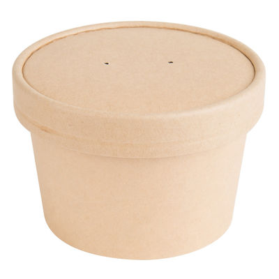 Producenci papierowa miska do sałatek Eco Friendly 300gsm Custom Kraft Brown Paper Bowl