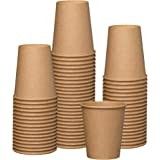 8 uncji Kraft Paper Drink Container Brązowa kawa Jednorazowe kubki papierowe Pojedyncza ściana