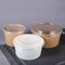Jednorazowe papierowe miski na żywność do kuchenki mikrofalowej Pojemniki na sałatki 375-1000 ml