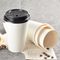 Hurtowy papierowy kubek Jednorazowy tania cena Niestandardowe papierowe kubki do kawy Jednościenny papierowy kubek do kawy lub herbaty z pokrywką