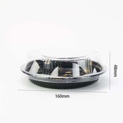 Pokrywka Jednorazowy plastikowy pojemnik na żywność Pp Plate Tray Sushi Box