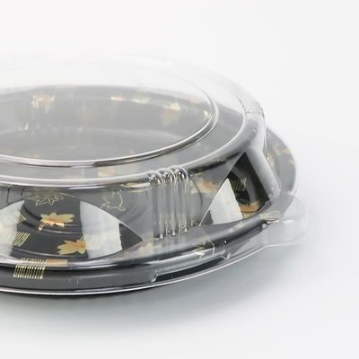 Pokrywka Jednorazowy plastikowy pojemnik na żywność Pp Plate Tray Sushi Box