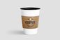 Jednorazowy uchwyt na papier do kawy Kraft Paper Coffee Custom Cup Sleeve