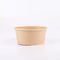 Na wynos Niestandardowa jednorazowa sałatka z zupy Kraft Paper Bowl Biodegradowalna 40 uncji