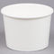 Jednorazowe wysokiej jakości cena fabryczna Pojemnik na zupę Odporny na płyny Pojedyncze PE 23 uncje Białe miski jednorazowe