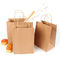 Powłoka UV Recyklingowe torby papierowe o gramaturze 125 gramów do pakowania na zakupy